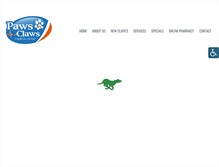 Tablet Screenshot of pawsnclawsmiami.com